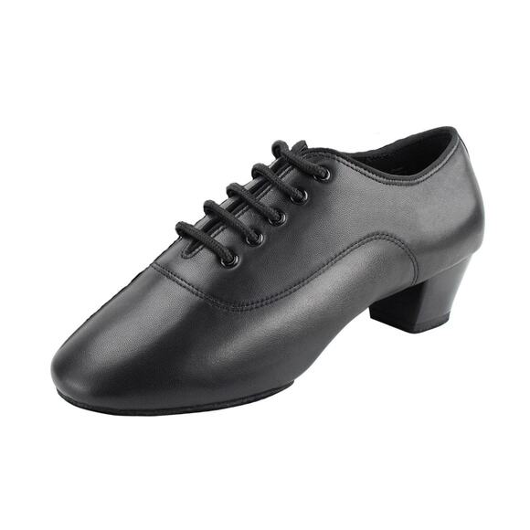 NIB Men's Dance Ballroom Shoe Lambskin Leather Bachata Salsa Latin S417 size 9 - Picture 1 of 12
